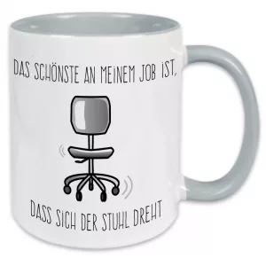 Tasse Dass sich der Stuhl dreht