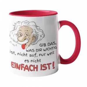 Tasse Einstein. GIB DAS