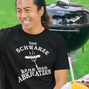 T-Shirt Das schwarze kann man abkratzen