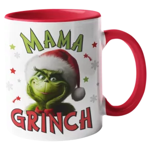 Bedruckte Tasse. Mama Grinch