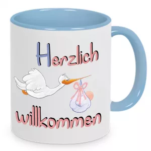 Tasse Herzlich willkommen
