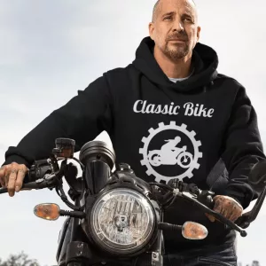 Hoodie. Classic Bike