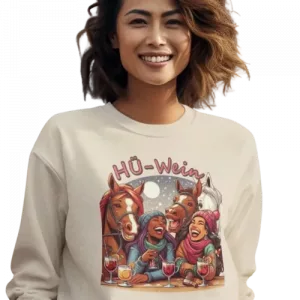 Sweatshirt. HÜ-Wein