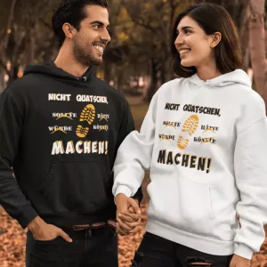 Hoodie. Nicht quatschen