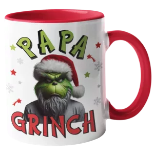Bedruckte Tasse. Papa Grinch