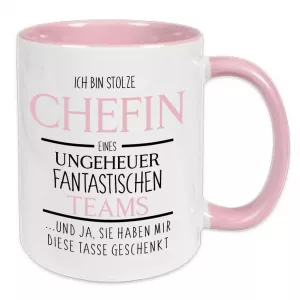 Tasse Stolze Chefin