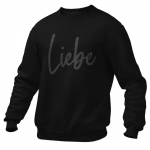 Sweatshirt. Liebe