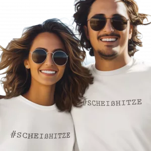 T-Shirt #Scheißhitze