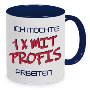 Tasse Mit Profis arbeiten
