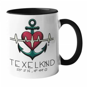Bedruckte Tasse. Texelkind