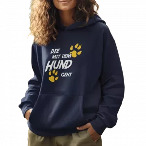 Hoodie. Die mit dem Hund geht.