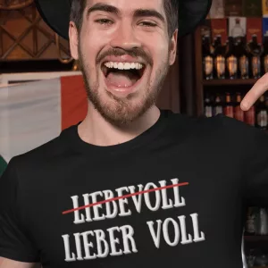 T-Shirt LIEBEVOLL LIEBER VOLL