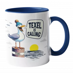 Bedruckte Tasse. Texel is calling