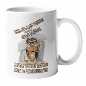 Bedruckte Tasse. EINMAL MIT PROFIS ARBEITEN…