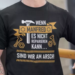 T-Shirt Reparieren mit Wunschname