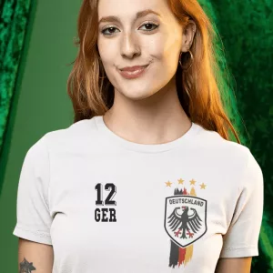 T-Shirt Fanshirt Deutschland Wappen 12