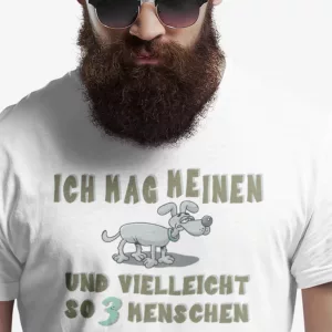 T-Shirt. Ich mag meinen Hund.