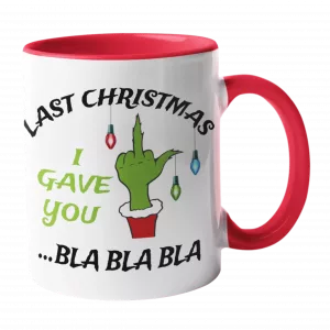 Bedruckte Tasse. Last Christmas