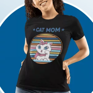 T-Shirt Cat Mom