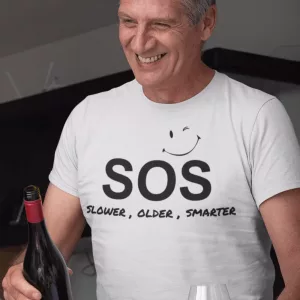 Lustiges T-Shirt mit Aufdruck S.O.S
