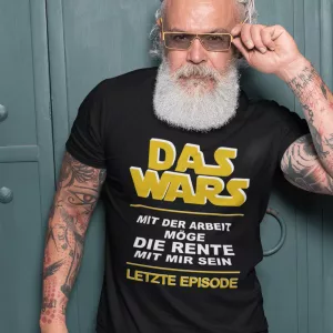 Tshirt Möge die Rente mit mir sein