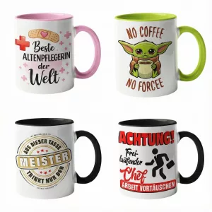 Tassen für Berufe